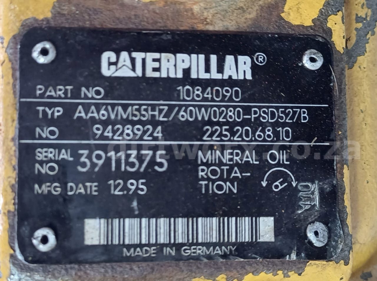 Caterpillar AA6VM55HZ Hydraulic Motor - Image 9