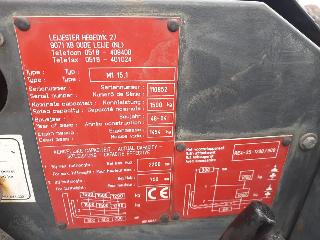 Forklift 1.5 Ton Moffett Piggyback - Image 11