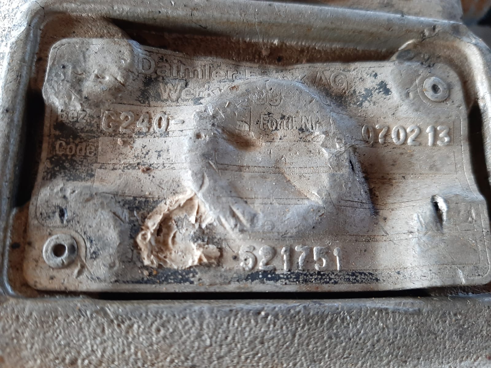 Mercedes Benz G240 Gearbox For Spares - Image 5