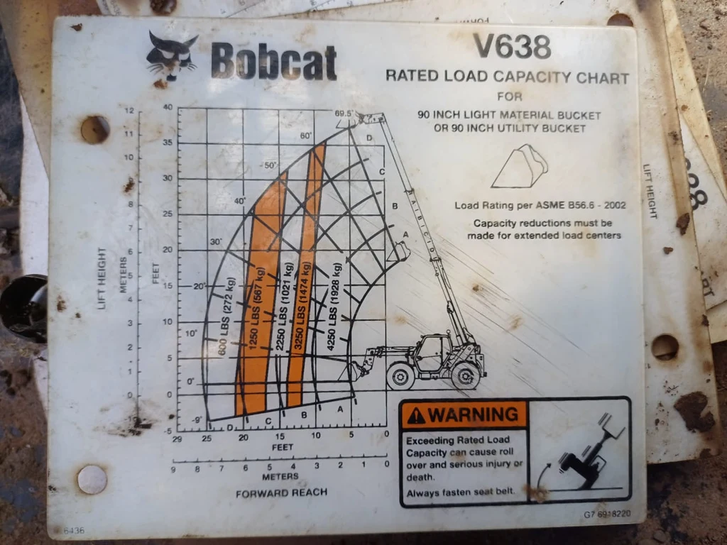 Bobcat V638 Telehandler 3 Ton - Image 6
