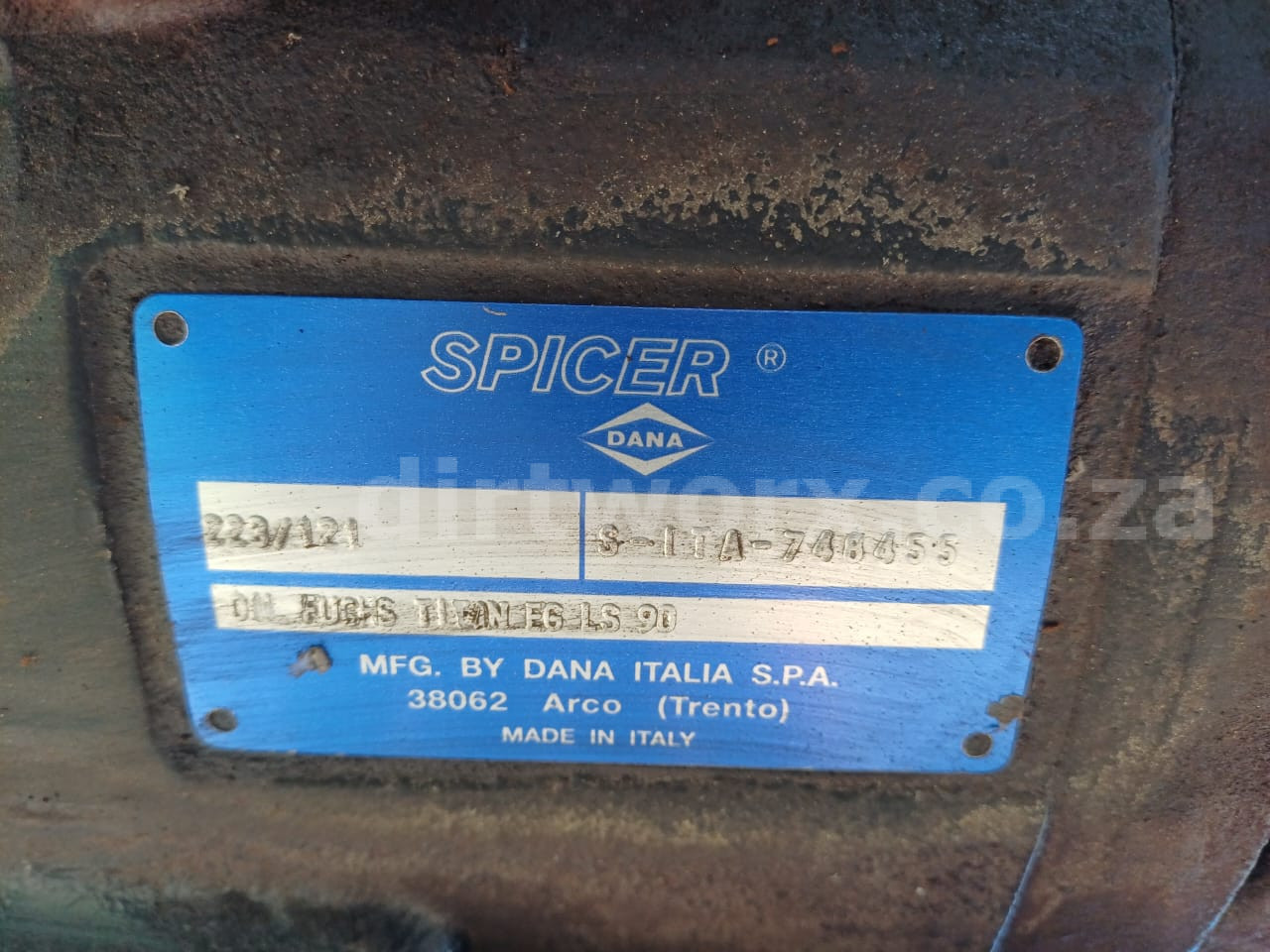 Dana Spicer Front/Rear Steering Axle 223/121 - Image 5