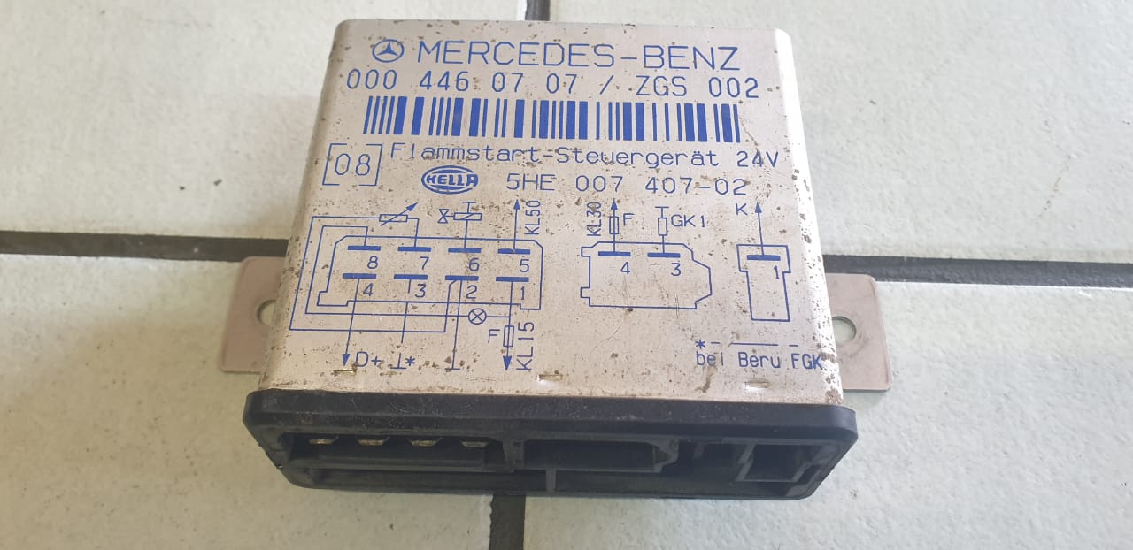 Mercedes-Benz Flammstart Steuergerät Control Unit 0004460707