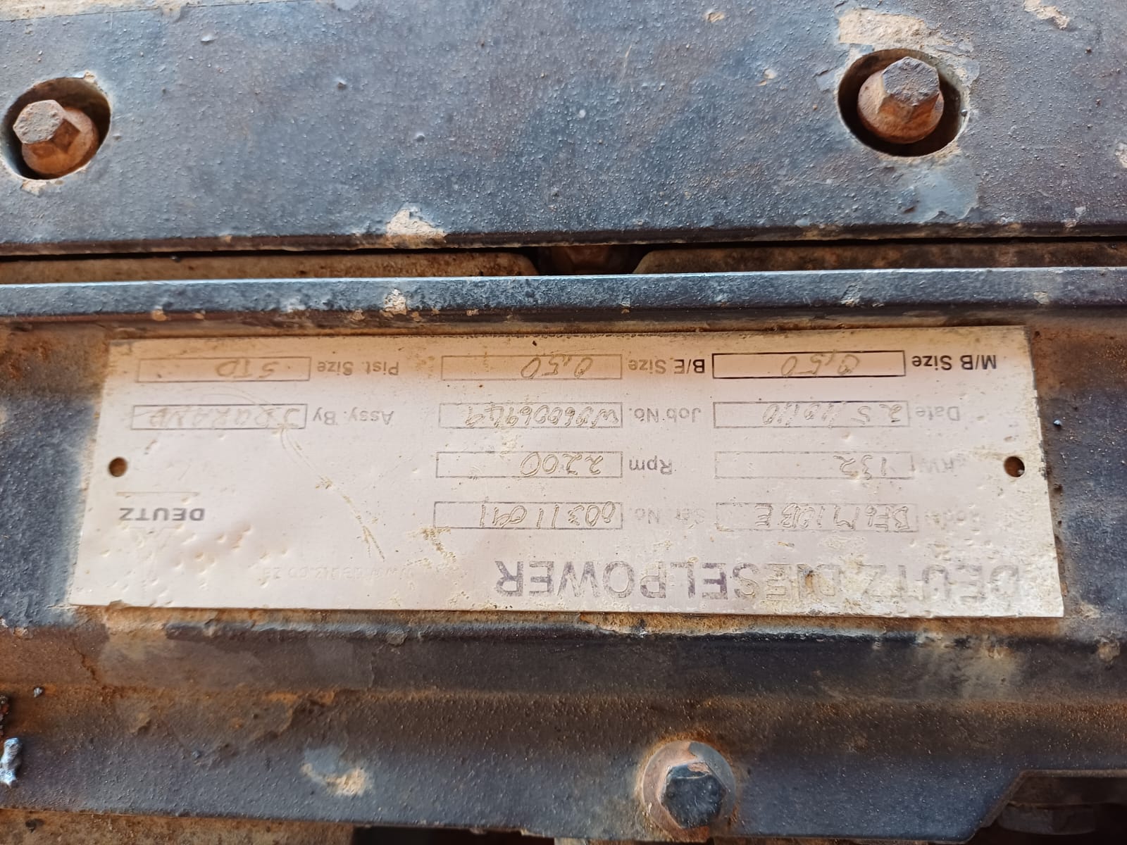 Deutz BF6M1013E Engine For Spares - Image 10