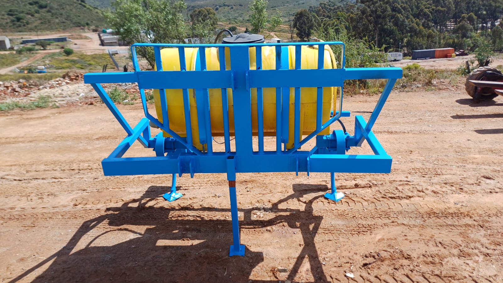 Cultivator with Herbicide Sprayer