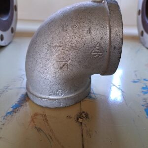 Galvanized 90 Degree Elbow Bend 70 mm