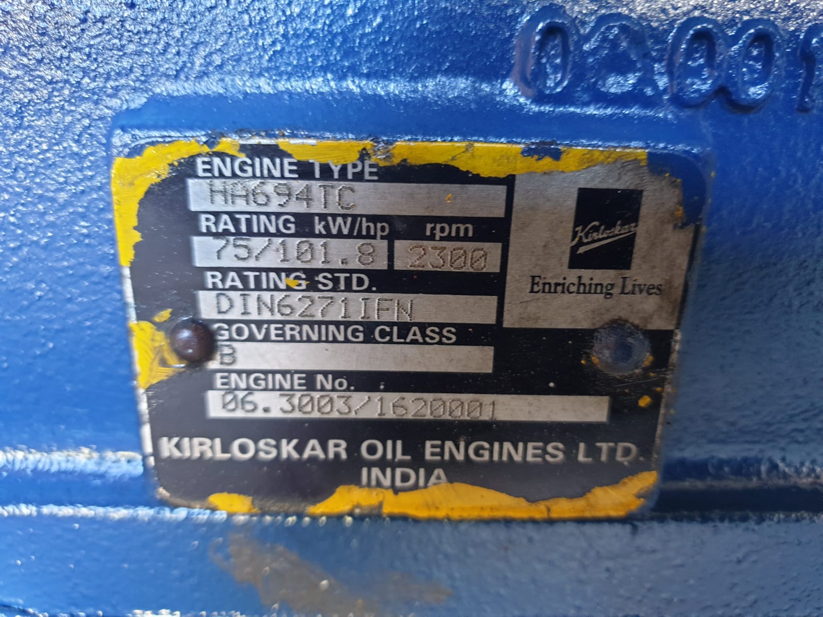Kirloskar HA694TC 6 Cylinder Engine - Image 7