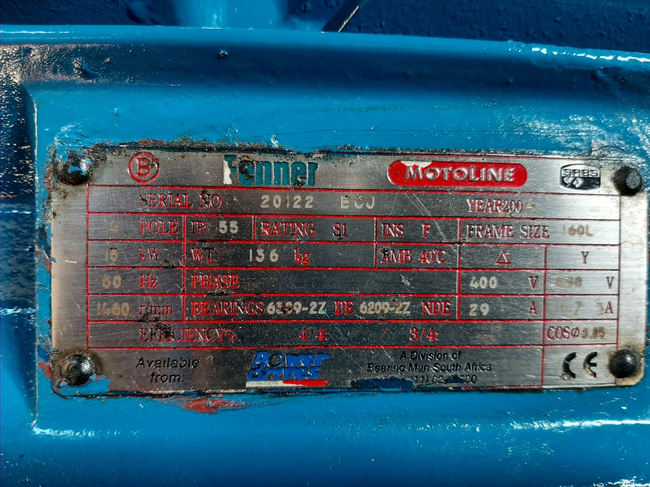 Fenner Power Drive15kW Ratio 23.80 to 1 - Image 3