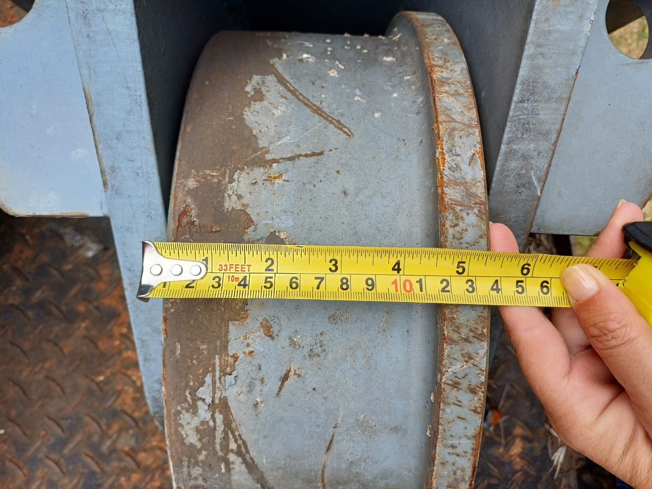 Single Flange Steel Wheel Caster with Fixed Bracket - Image 5