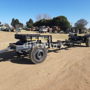 Henred Skeletal Lowbed Container Trailer