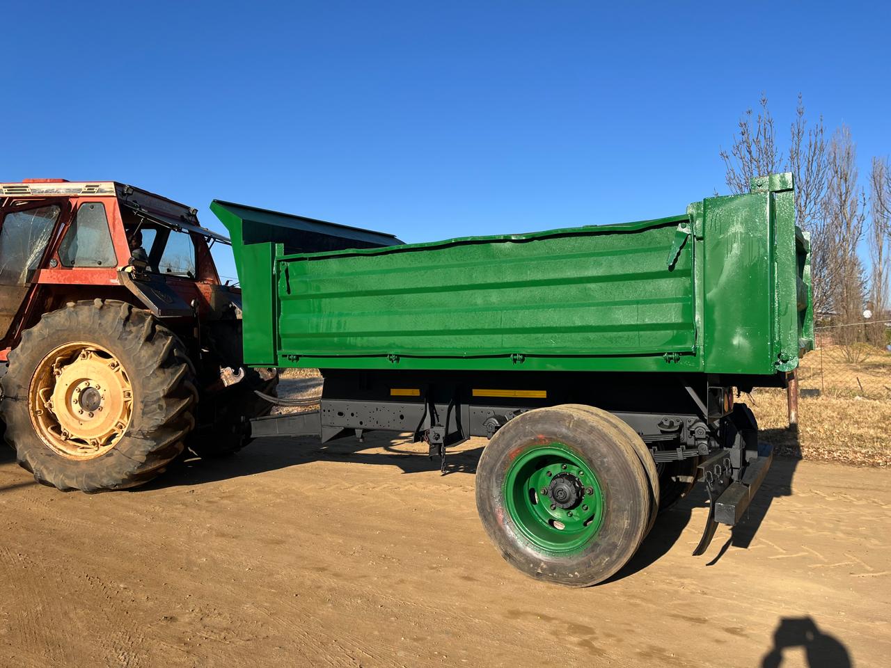 Farm Tipper Trailer with Dropsides 8 Ton