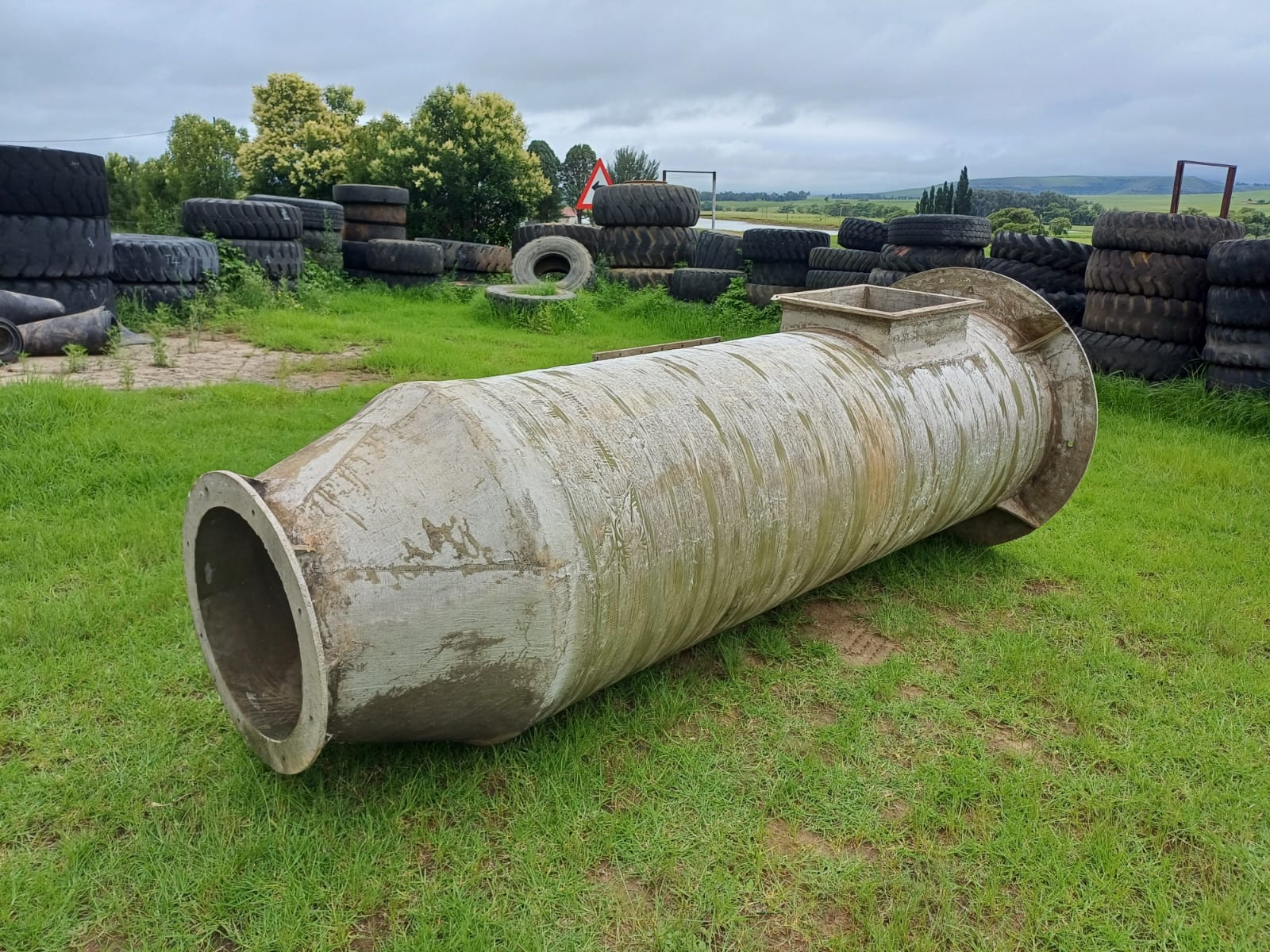 Fibreglass Reducing Pipe 100cm-61cm - Image 7