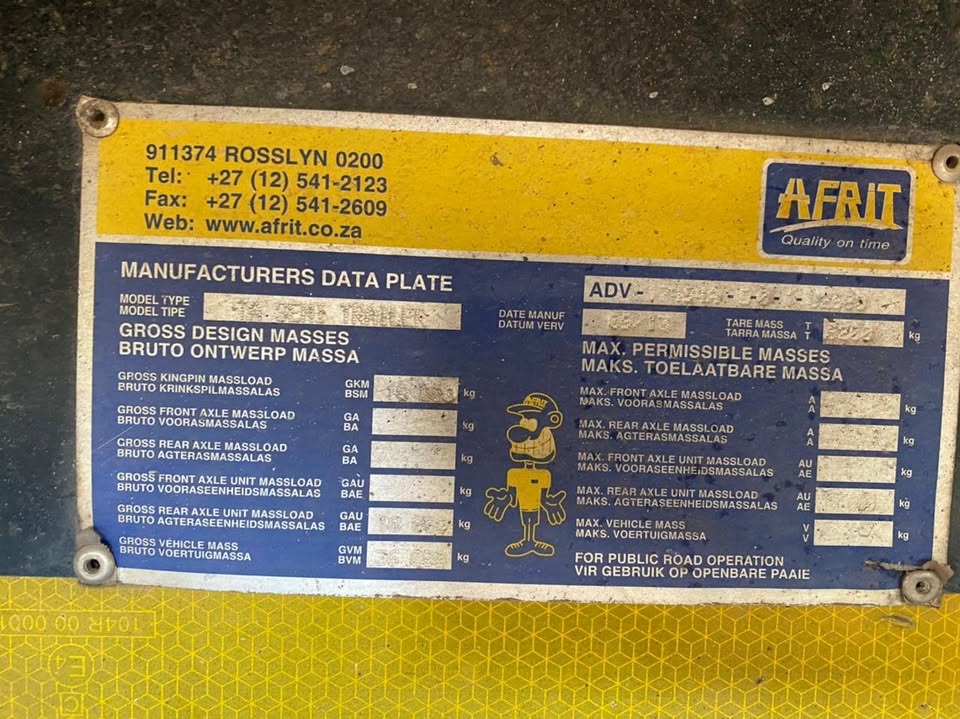 2013 Afrit Trailer 11,6m - Image 12