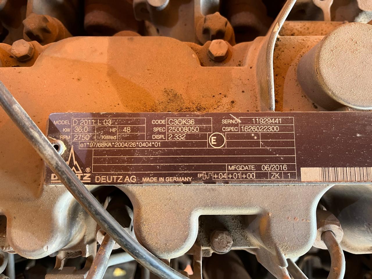 Deutz D2011 L03 Engine - Image 9