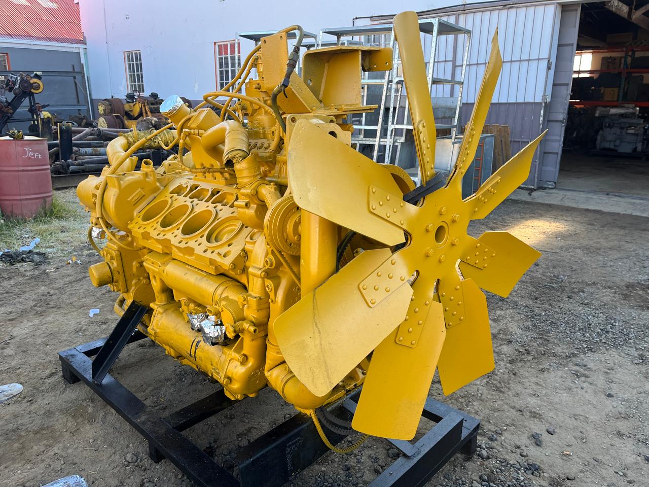 Caterpillar 3408 Engine with Torque Converter for Spares - Image 3