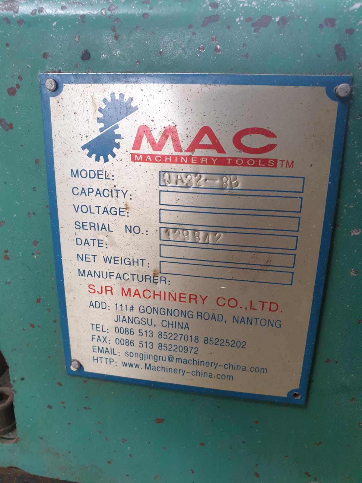 Universal Iron Worker Mac QA32-8B - Image 6