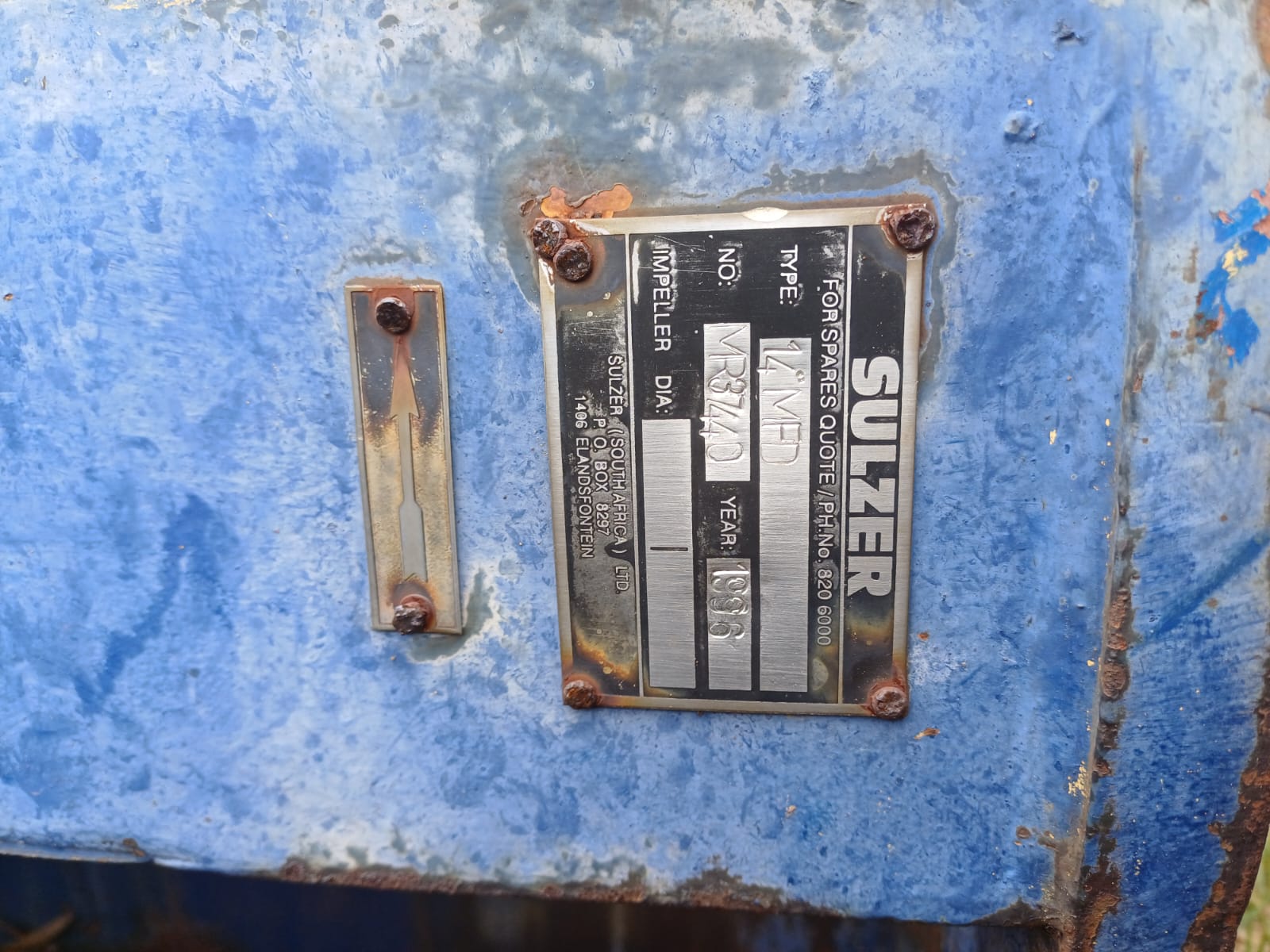 Sulzer 14MFD Vertical Deep Well Turbine Pump - Image 10