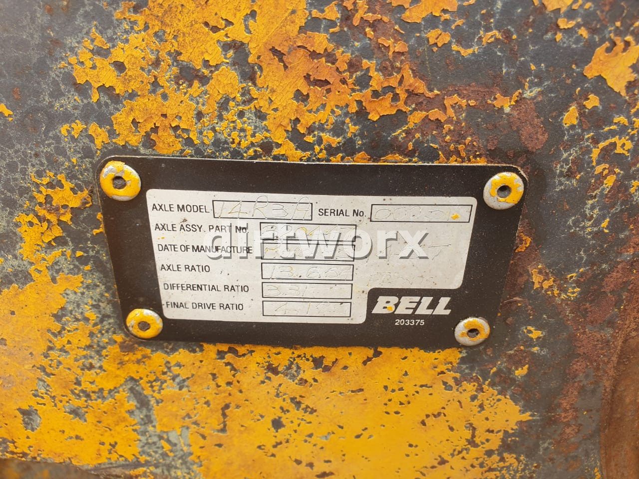 Bell B20B Front Differential Axle - Image 2