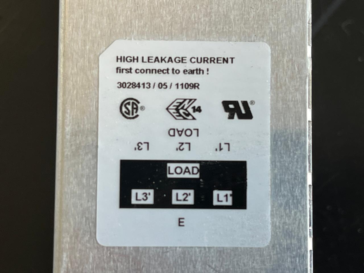 Shaffner Power Line Filter Terminal Block Flange Mount FN3258-16-45 - Image 6