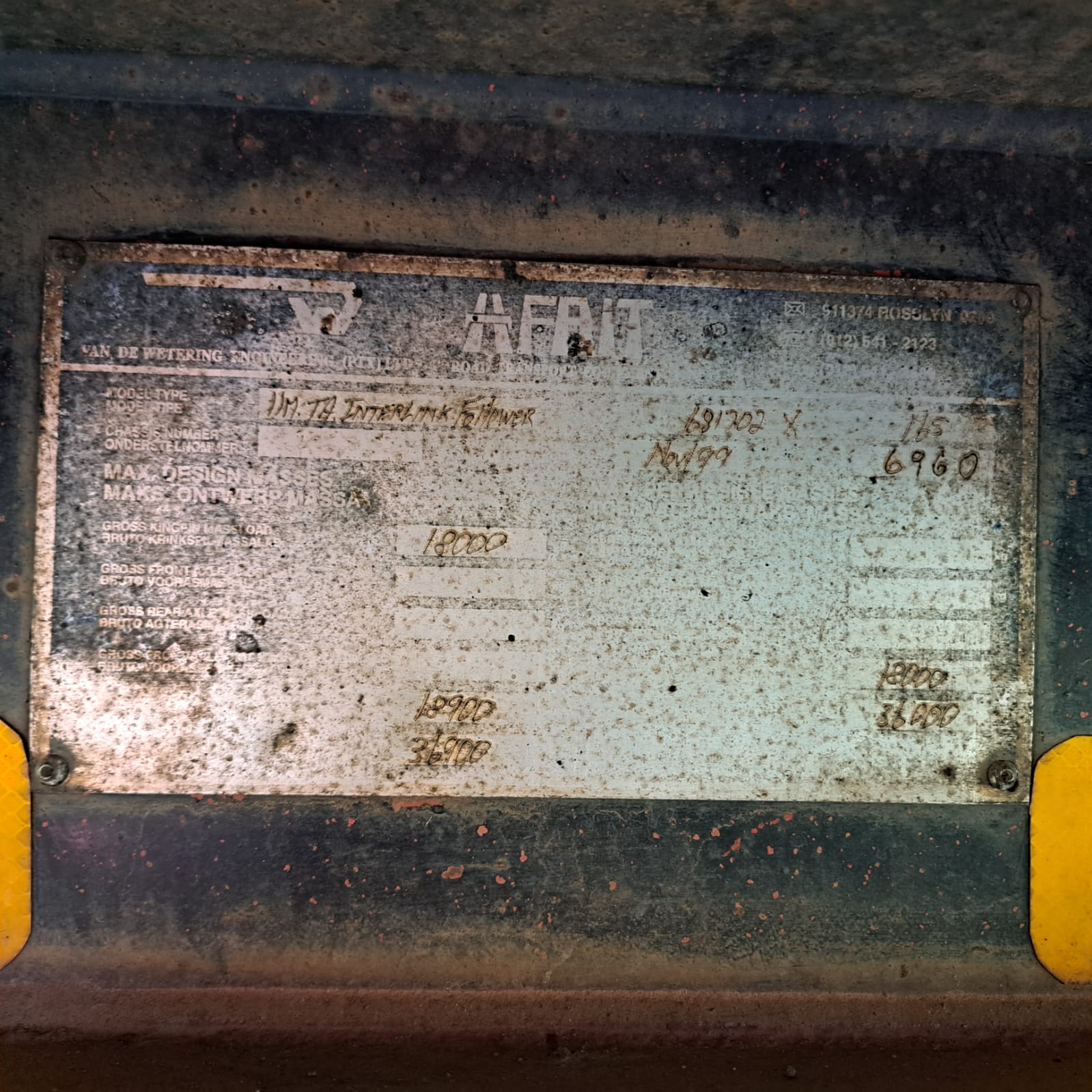 1999 Afrit Tautliner Interlink Beverage Trailer - Image 12