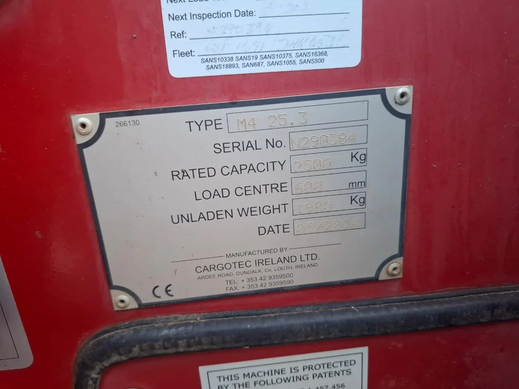 2014 Moffett M4 25.3 Piggyback Forklift 2.5 Ton - Image 10