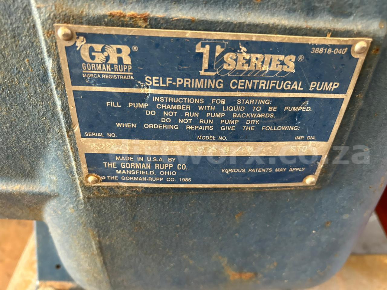 Gorman Trash Slurry Pump - Image 9