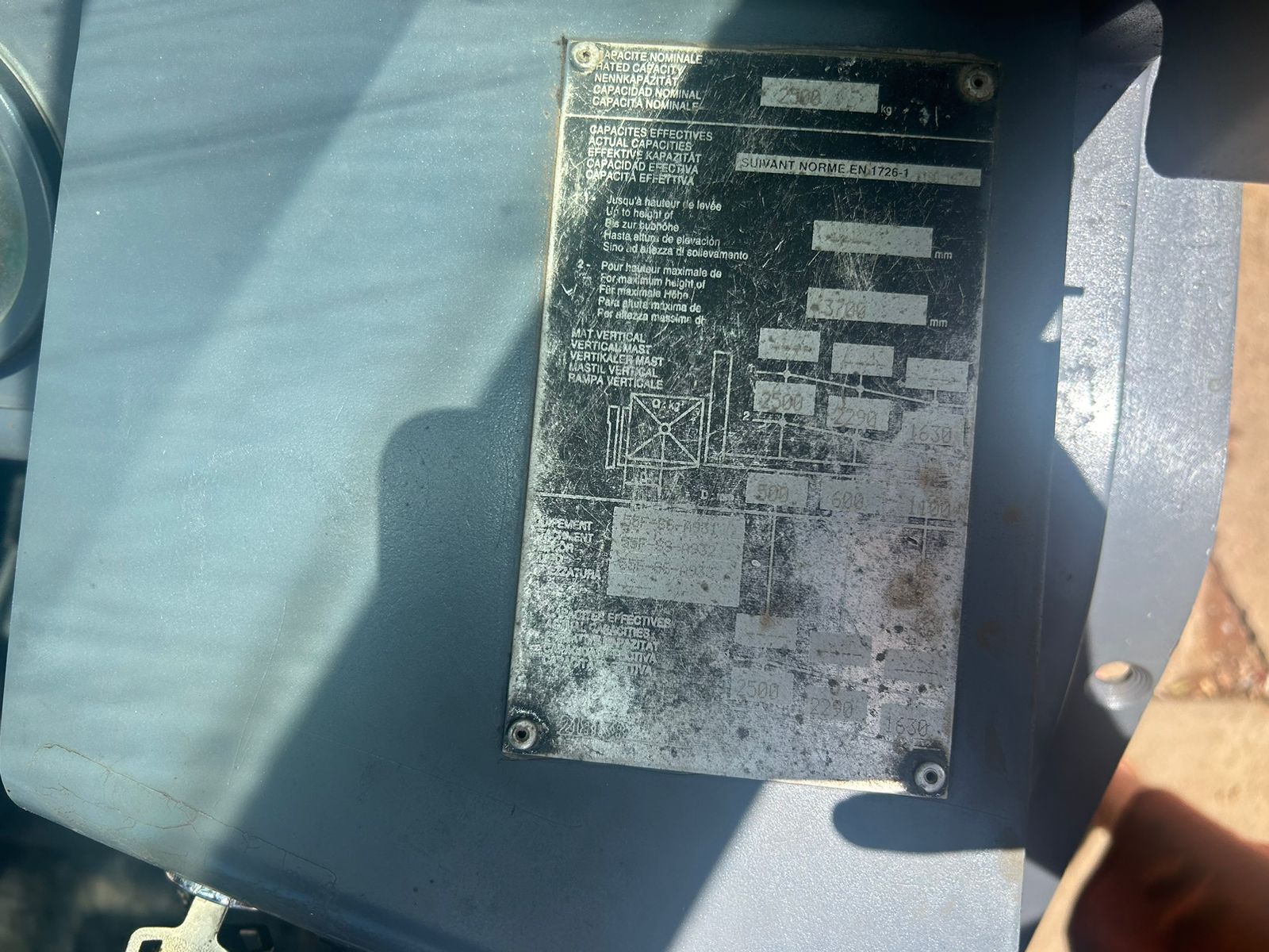 2005 Manitou MSI25D Rough Terrain Forklift 2,5 Ton - Image 7