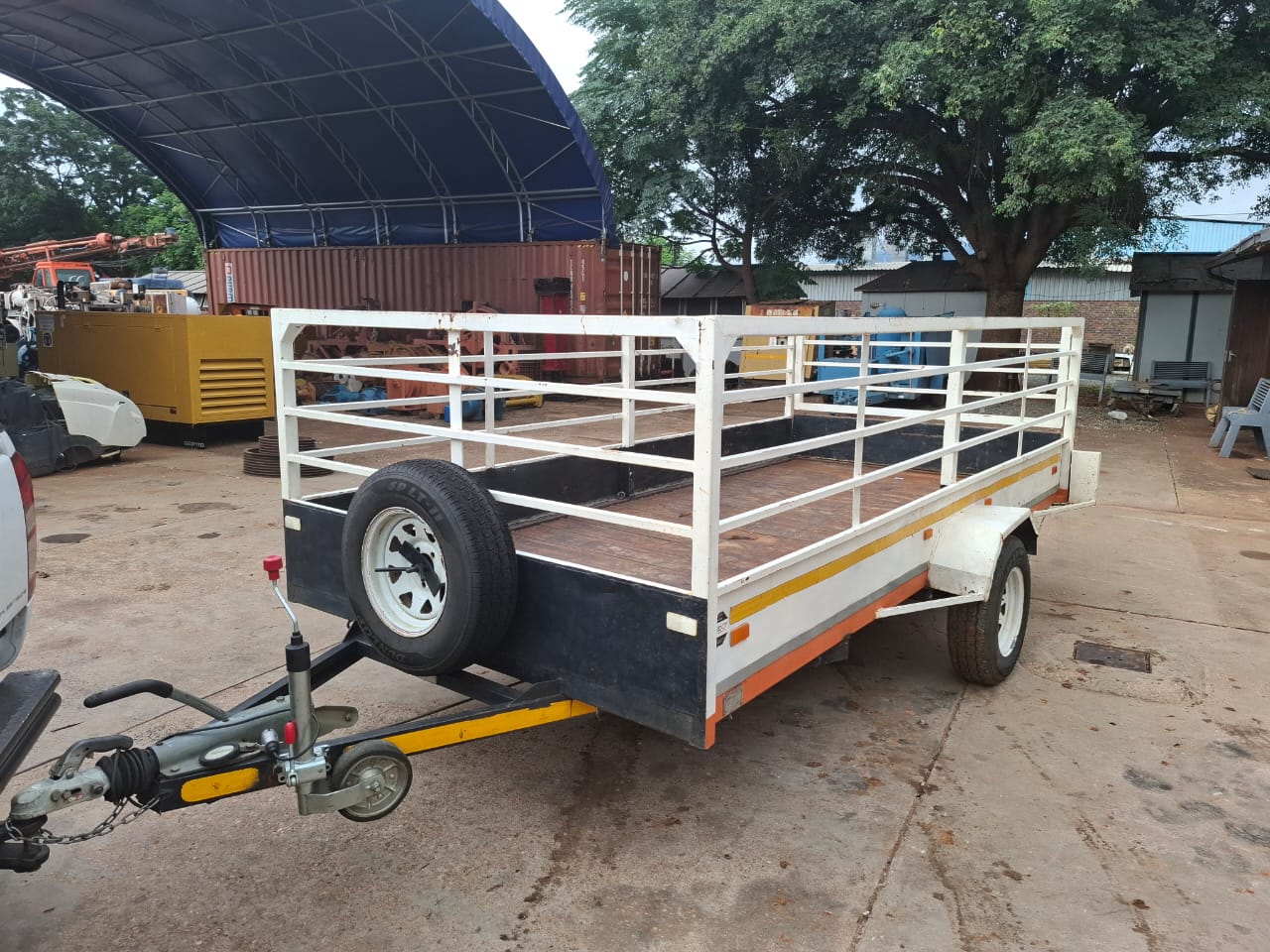 Vtec Single Axle Braked Trailer 4m