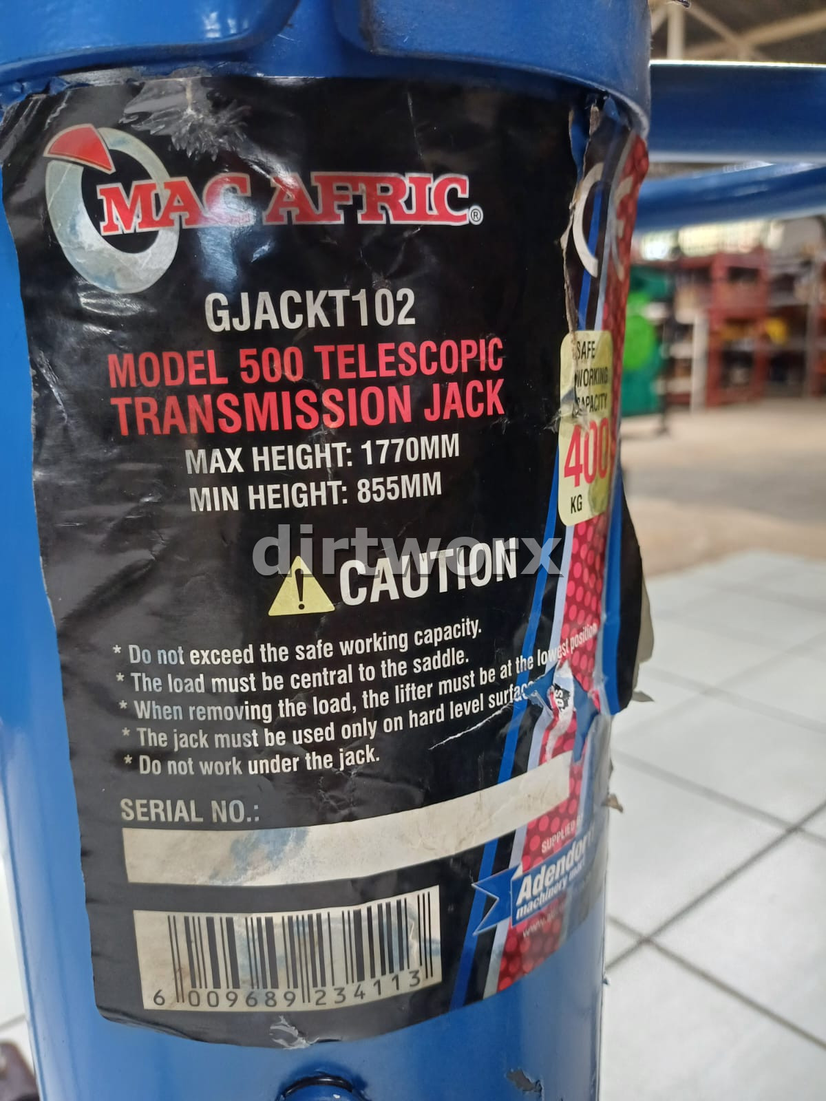 MAC AFRIC Telescopic Transmission Jack 400 kg - Image 5