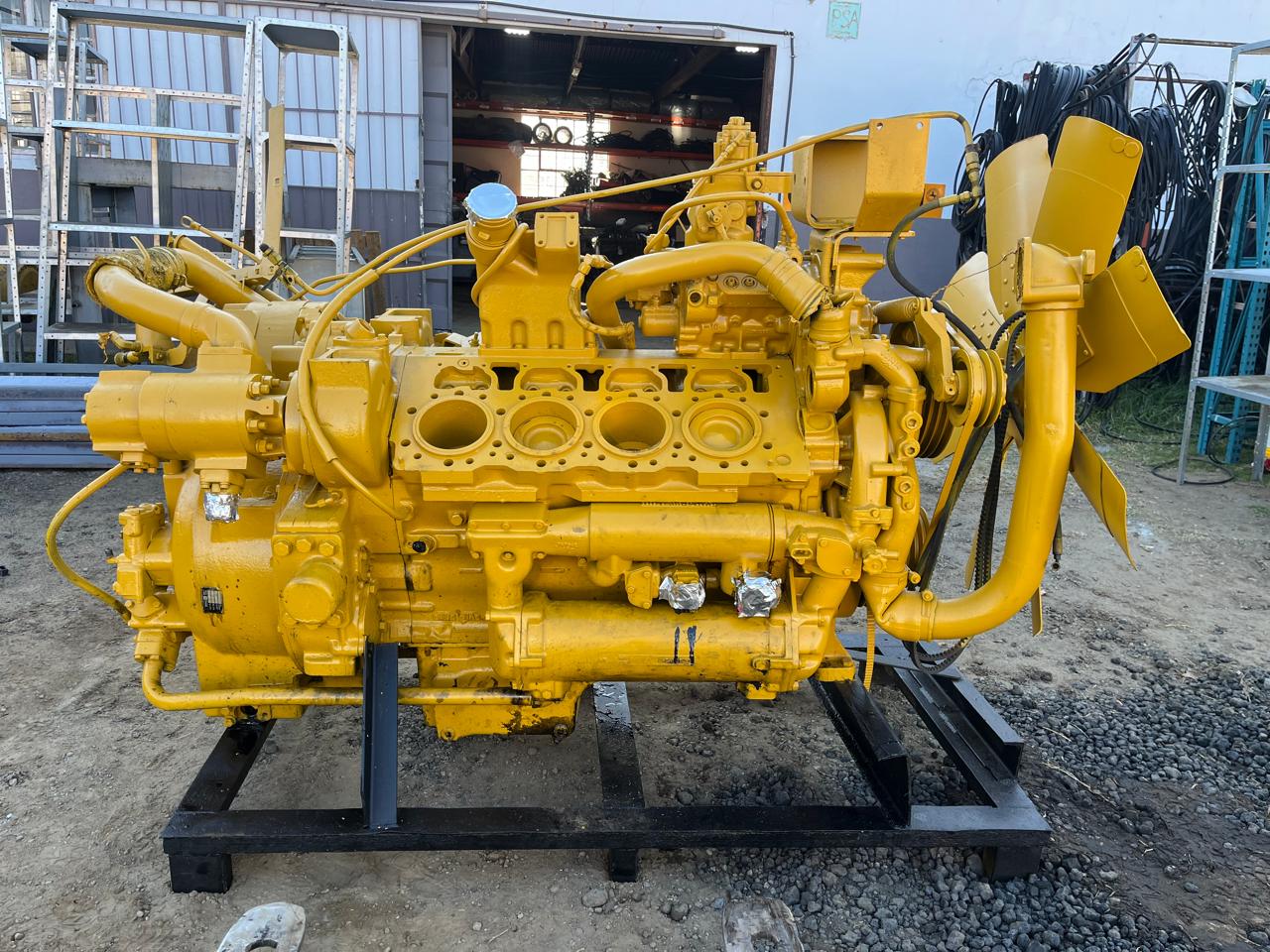 Caterpillar 3408 Engine with Torque Converter for Spares - Image 9