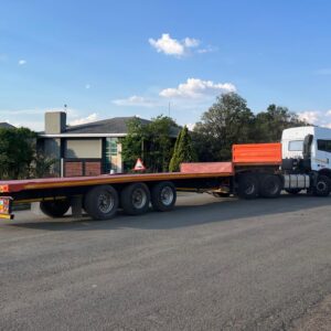 2010 Afrit Stepdeck Flatdeck Trailer