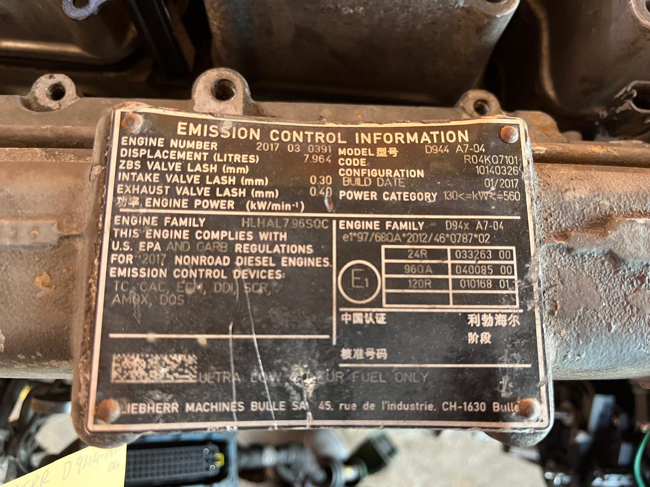 Liebherr D944 Engine Stripping For Spares - Image 9