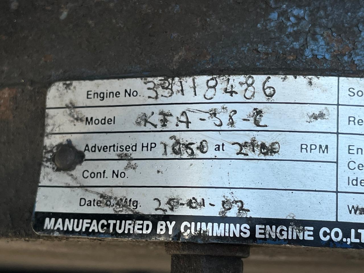 Cummins KTA38-C1050 Engine - Image 9