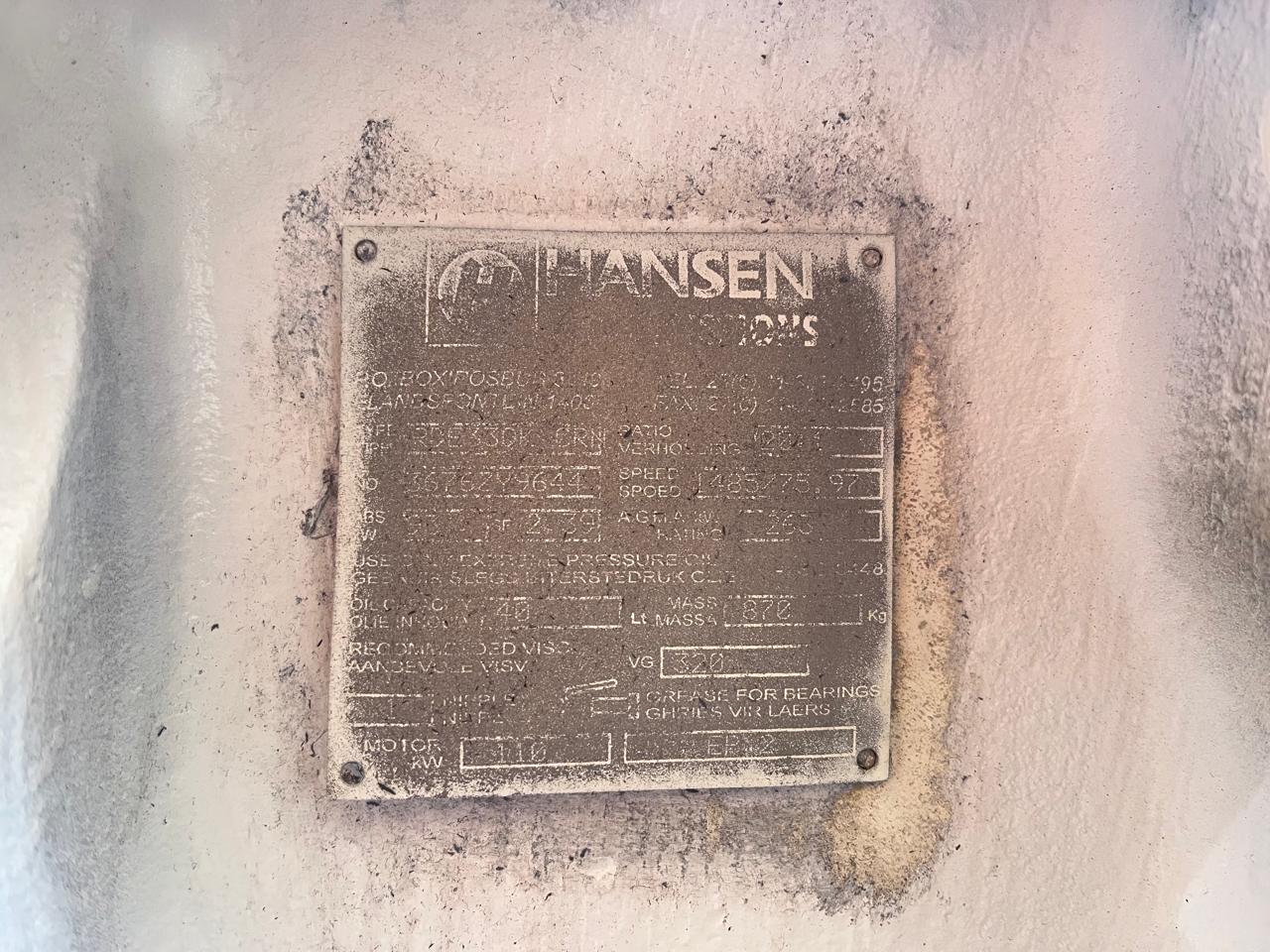 Hansen RDE 33 Gearbox Ratio 20:1 - Image 11