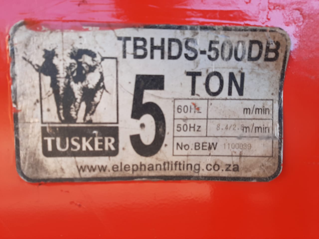 Tusker Electric Wire Rope Hoist 5 Ton - Image 11