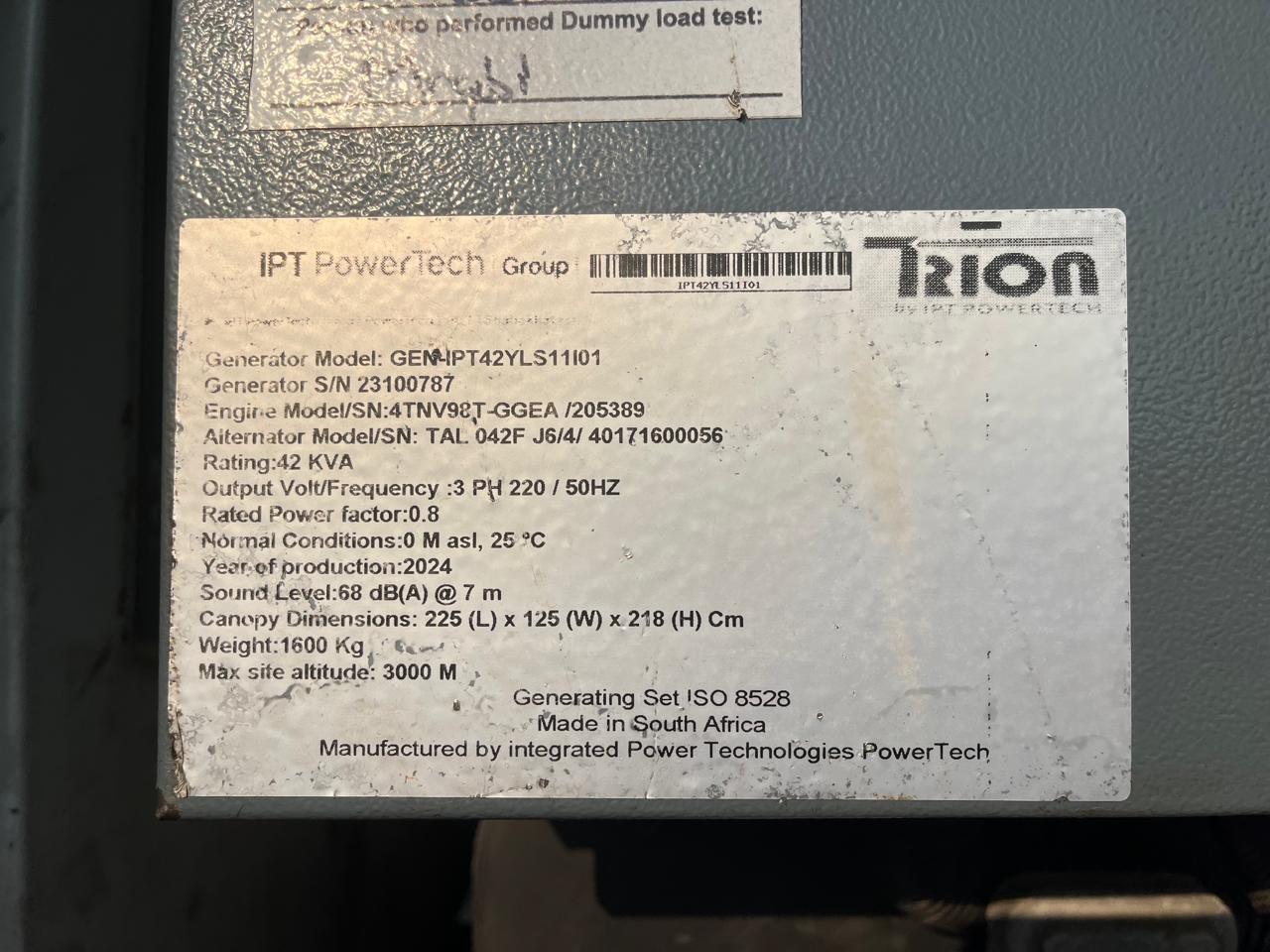 2024 Mobile Generator Genset 42kVA - Image 18