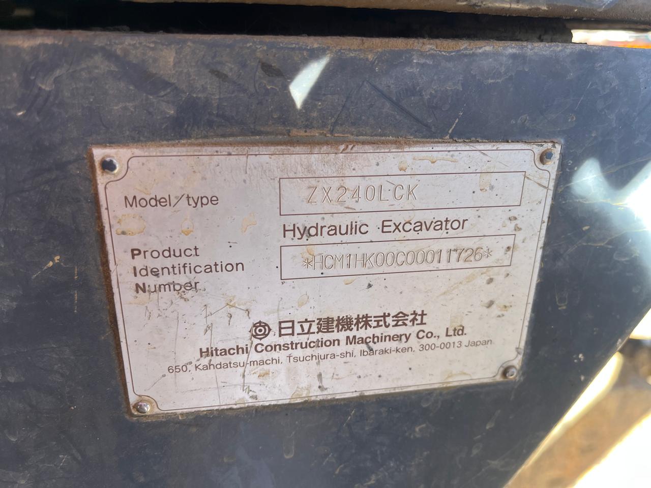 Hitachi ZX240 Excavator - Image 11