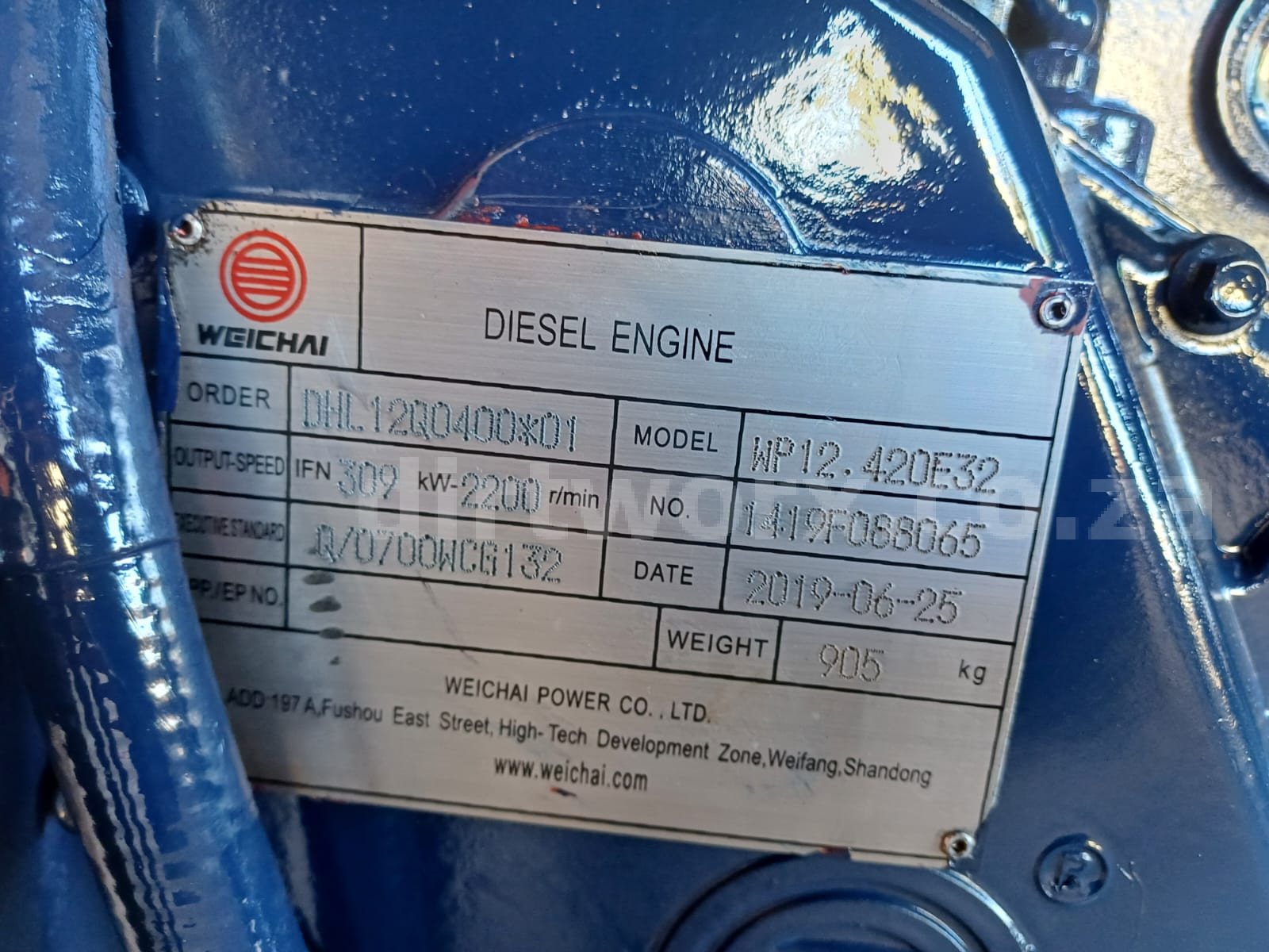 Weichai WP12 Ti Engine - Image 9