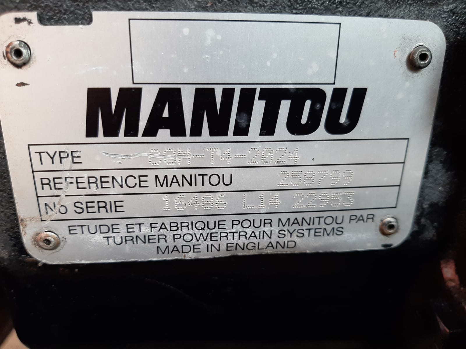 Manitou MLT 742 Gearbox COM-T4-2024 - Image 8