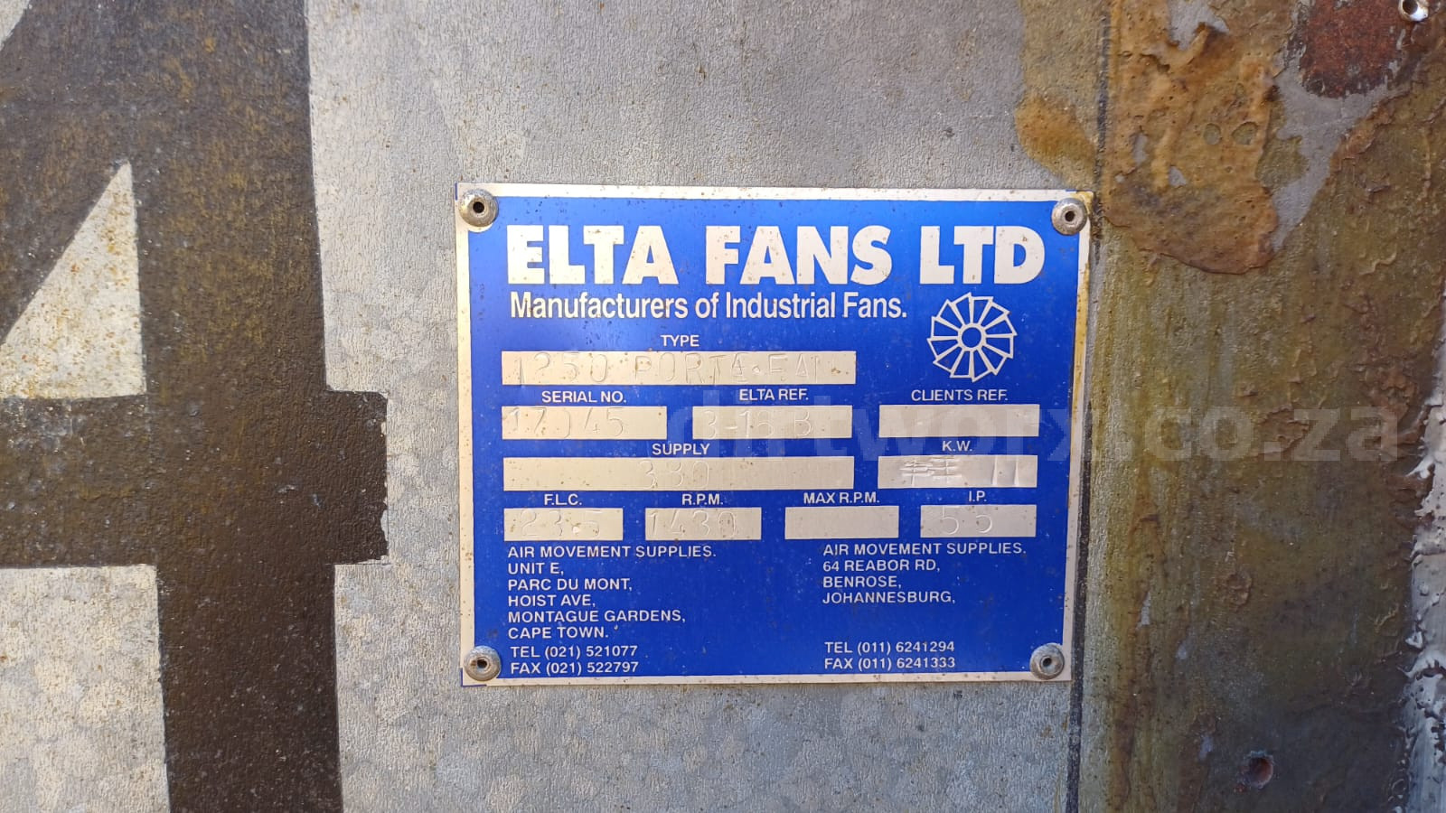 Elta Industrial Axial Fan - Image 6
