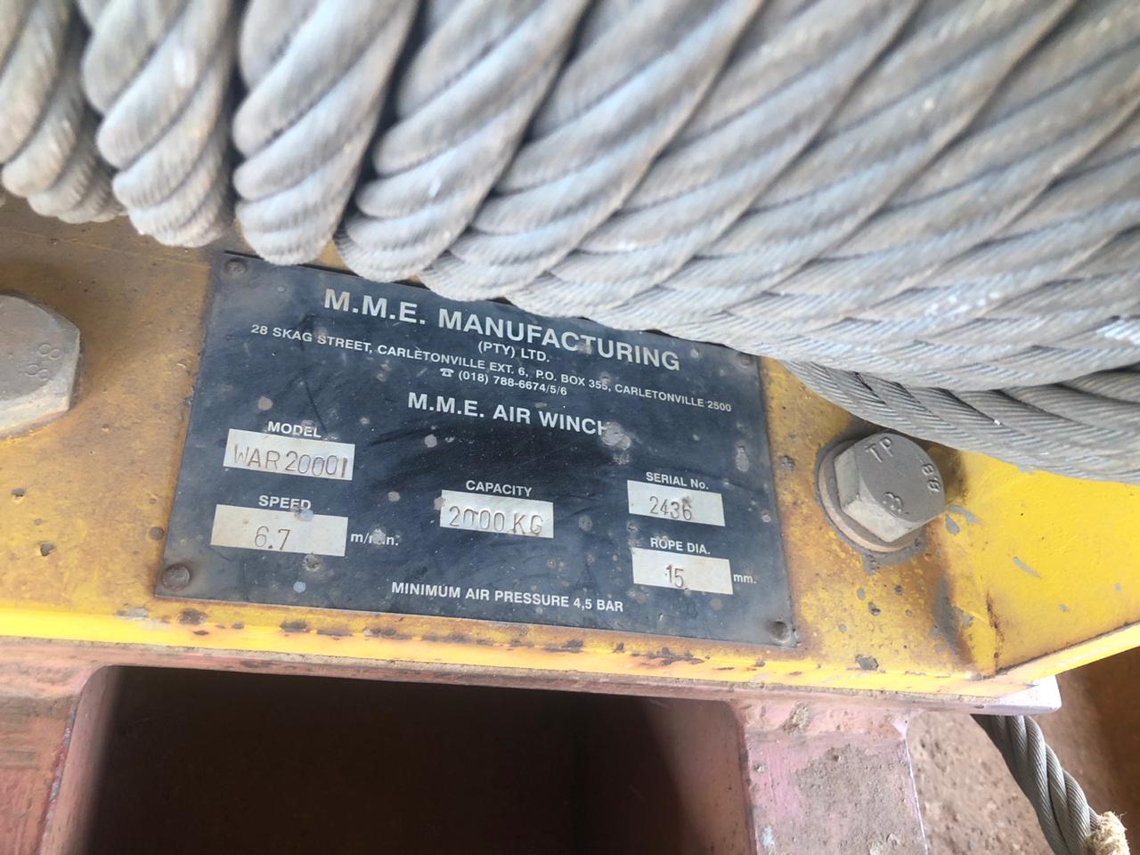 Pneumatic Air Winch 2 Ton - Image 4