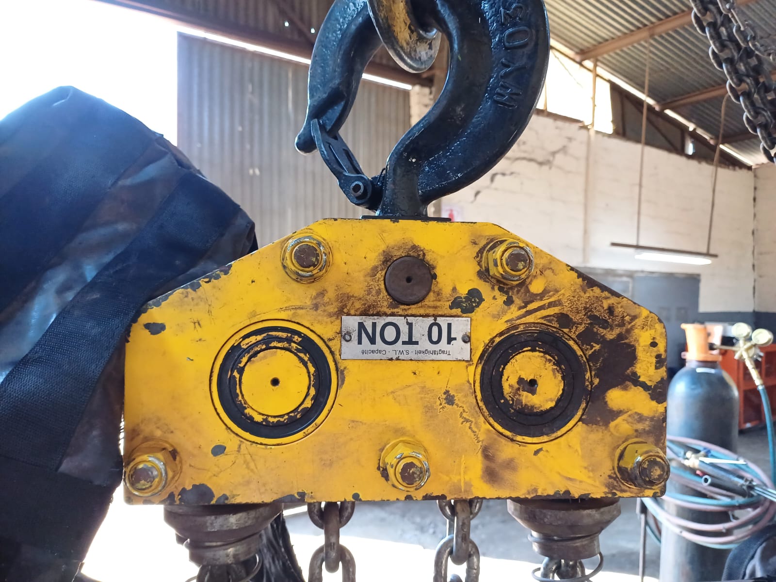 Yale Electric Travel Beam Chain Hoist 10 Ton - Image 6