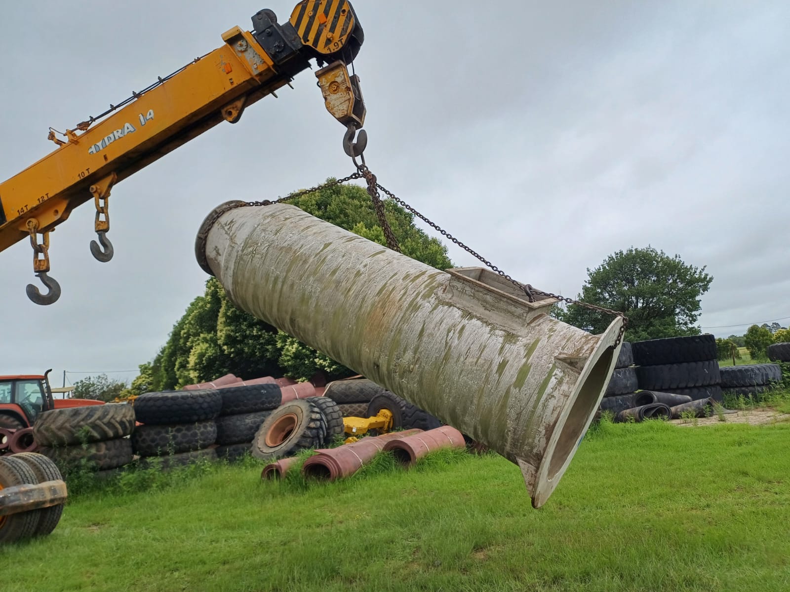 Fibreglass Reducing Pipe 100cm-61cm - Image 14