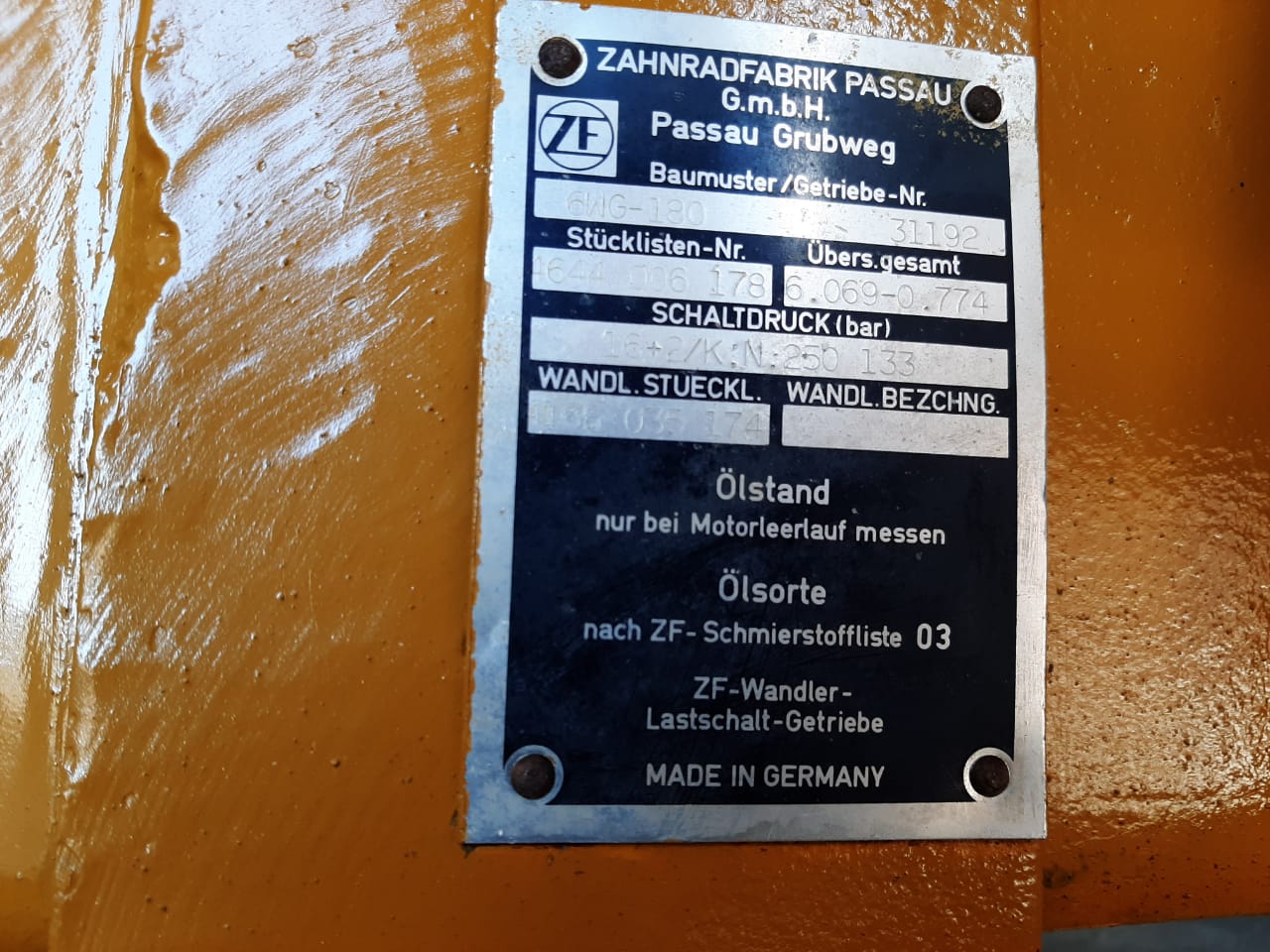 ZF Transmission 6WG180 - Image 5