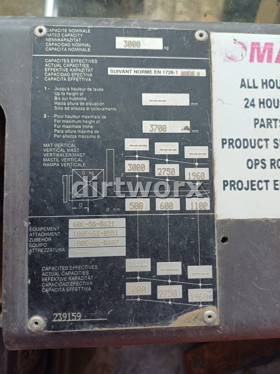 2006 Manitou M30-2 Rough Terrain Forklift 3 Ton - Image 13