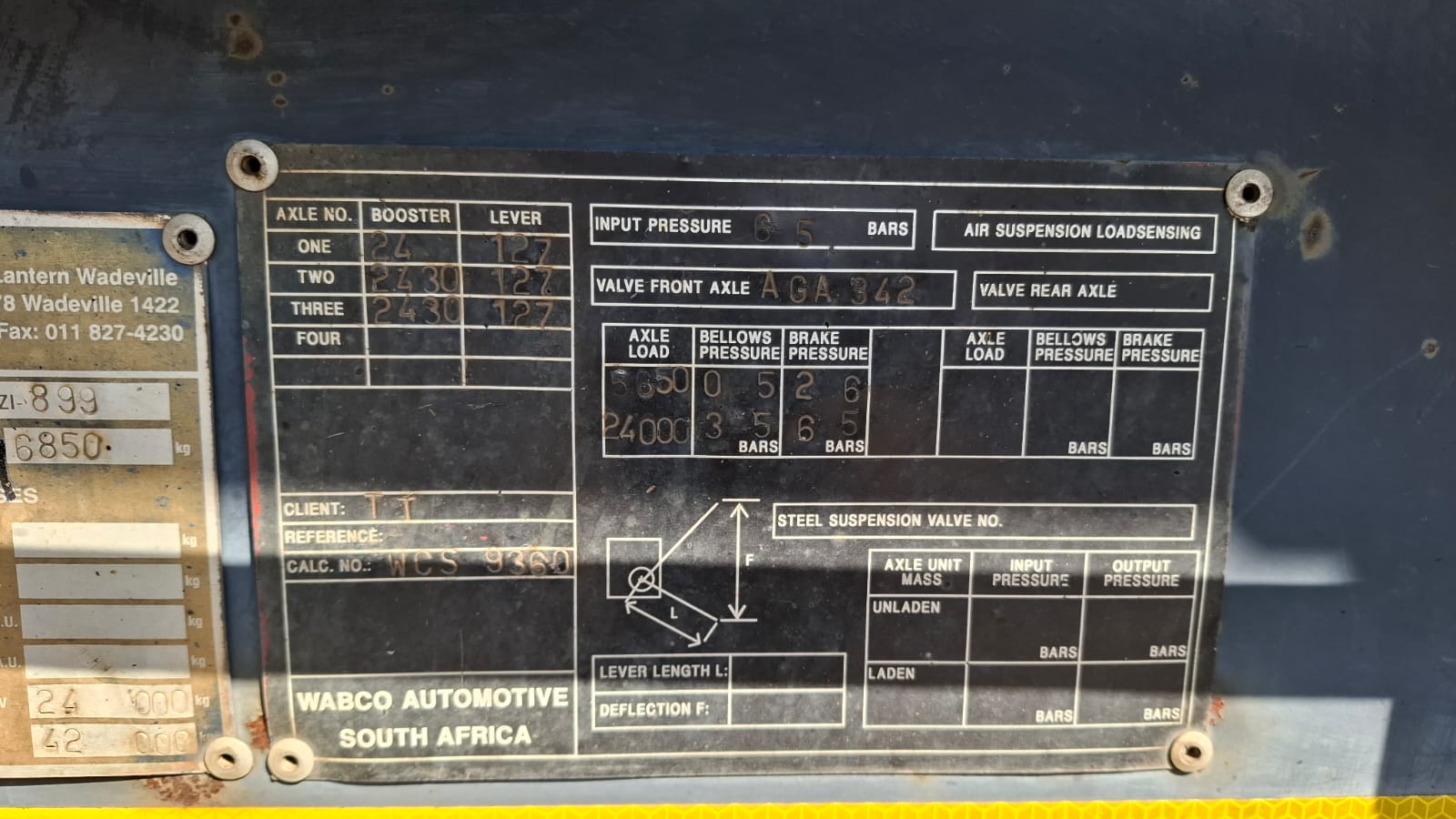2004 Top Trailers Semi Tri Axle Skeletal Trailer - Image 3