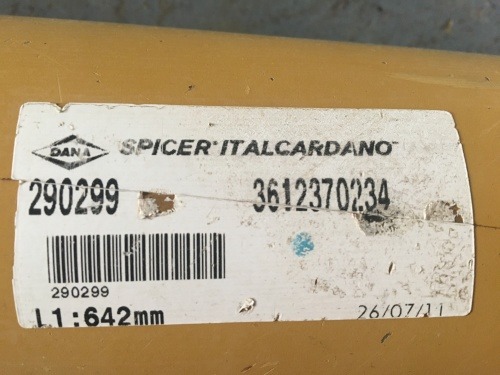 Bell B30D Spicer Propshaft - Image 3