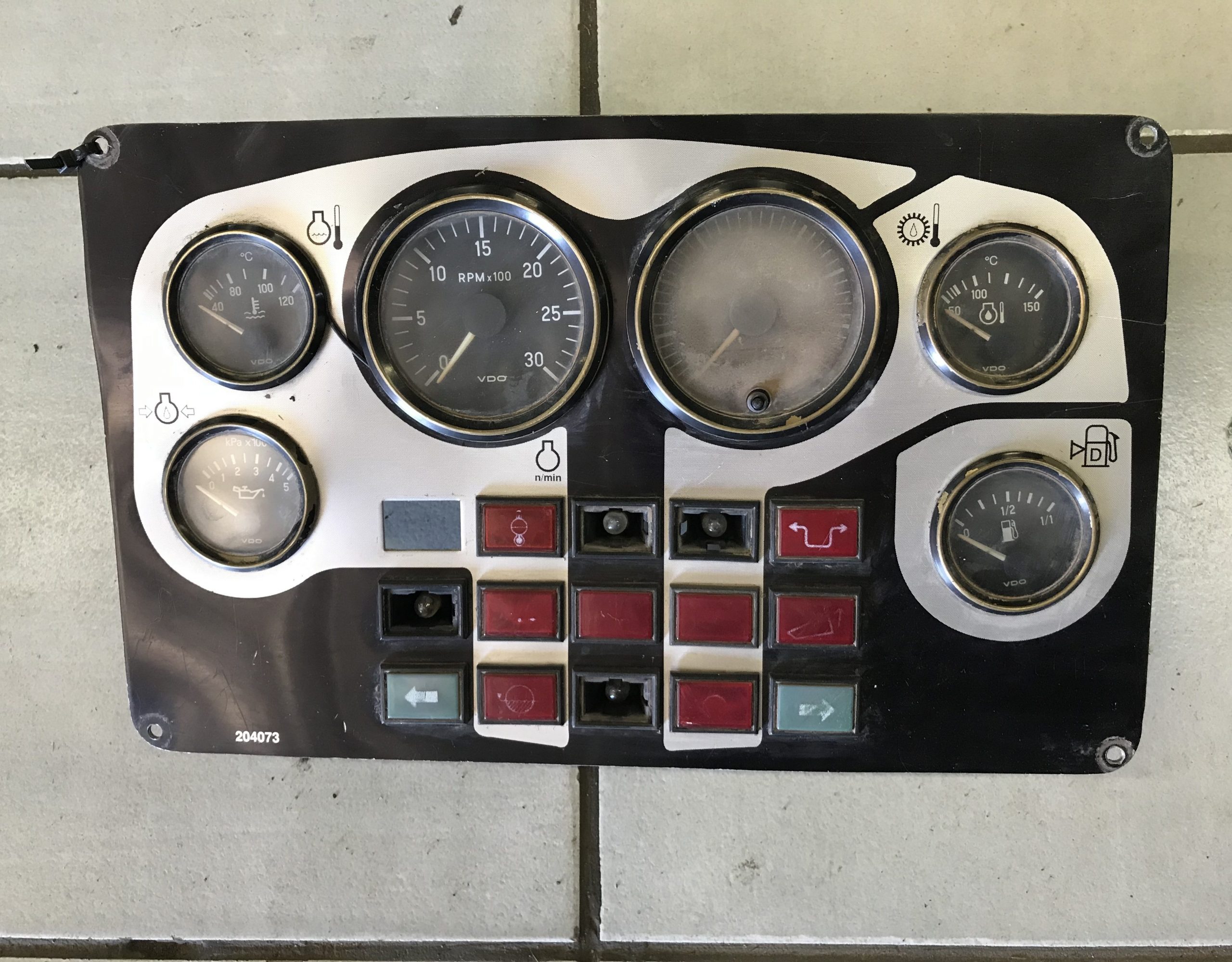 Bell B40C Dashboard Instrument Panel